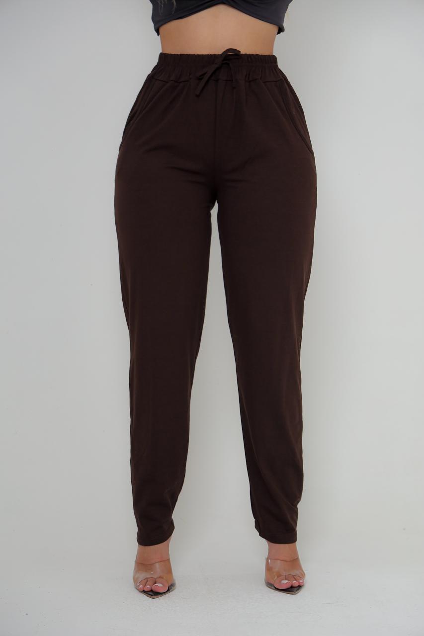 Calça feminina VISCOLYCRA Cor Marron - Imagem 2